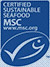 Certified sustainable seafood MSC